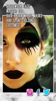 Halloween Makeup - Scary Halloween Face Changer android App screenshot 0